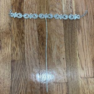Rhinestone choker
